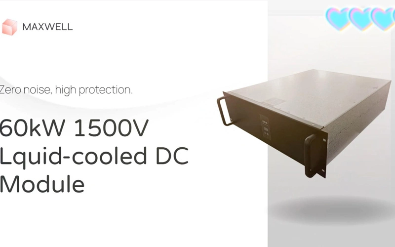 60kW 1500V liquid-cooled dc fast charging module for electric vehicle chaging station-MXR150060BL
